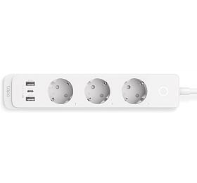Chytr zsuvka TP-Link Tapo P300(EU) 3x german socket, 2x USB, 1x USB C, regulace 230V pes IP, Cloud, WiFi