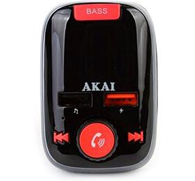 Transmiter AKAI, FMT-74BT, Bluetooth, MP3, WMA, podpora USB nabjeky