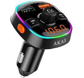 Transmiter AKAI, FMT-52BT, transmiter hovor a audia, BT, FM, USB, handsfree