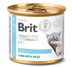 Brit Veterinary Diets Brit VD Cat GF konz Obesity 200g