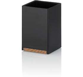 Pohár Kela Cube polyresin KL-23687, černé