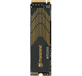 TRANSCEND MTE250S 1TB SSD disk M.2 2280, PCIe Gen4 x4 NVMe 1.4 (3D TLC), graphene heatsink, 7200MB/s R, 6200MB/s W (TS1TMTE250S)