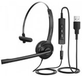 EOL - MPOW 323 Business headset - černá (MPO-323-BH-BLACK)