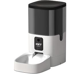 iGET HOME Feeder 6LC - automaticé krmítko pro domácní mazlíčky na suché krmino, kamera
