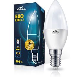 rovka LED ETA EKO LEDka svka 8W, E14, tepl bl