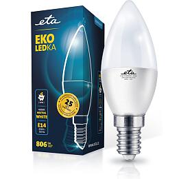 rovka LED ETA EKO LEDka svka 8W, E14, neutrln bl