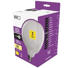 Emos LED rovka Filament Globe / E27 / 11 W (100 W) / 1 521 lm / tepl bl (ZF2160)