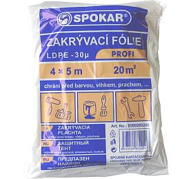 Spokar zakrvac folie na malovn, 30 , 20 m?, 4  5 m