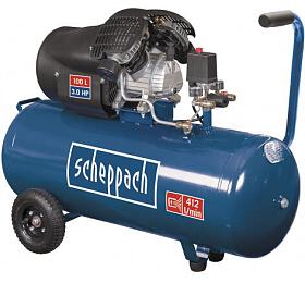 Scheppach HC&amp;nbsp;120 dc, olejový dvouválcový kompresor 10&amp;nbsp;bar se&amp;nbsp;vzdušníkem 100 l
