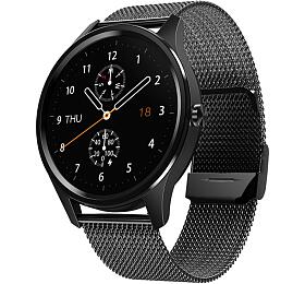 CRONO Odolné sportovní hodinky DT55, černé. IP67, iOS/ANDROID, ČEŠTINA, 8&amp;nbsp;sportovních režimů, rozbaleno
