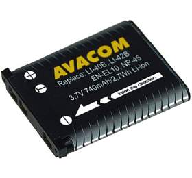 Avacom Olympus Li-40B/Li-42B/Fujifilm NP-45/Nikon EN-EL10 Li-ion 3,7V 740mAh