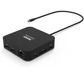 Nillkin PORT CONNECT USB-C Dokovac stanice 10v1, 2x4K Display Port, 5x USB-A, USB-C 85W PD, Ethernet, SD (901907)