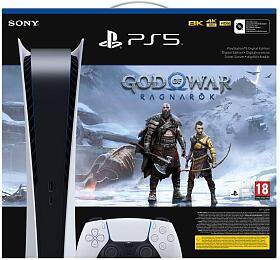 Herní konzole Sony PlayStation 5 Digital + God of War: Ragnarok