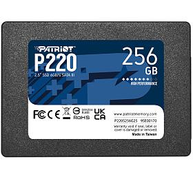 PATRIOT P220 / 256GB / SSD / 2.5" / SATA / 3R (P220S256G25)