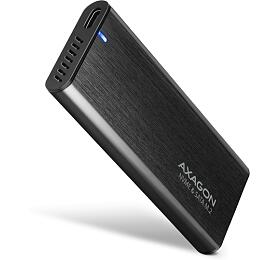 Axagon AXAGON EEM2-SB2, USB-C 3.2 Gen 2 - M.2 NVMe &amp; SATA SSD kovov RAW box, bezroubkov, ern