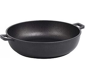 Rendlk de Buyer, 8313.28, rendlk se dvma ouky, hlink, nepilnav povrch, prmr 28 cm