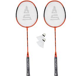 Badmintonov set SULOV RULYT, 2x raketa, 2x mek, vak - oranov
