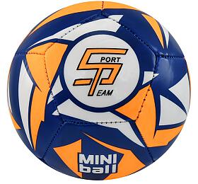 Fotbalov m miniball SPORTTEAM S2, modro-neon.oranov