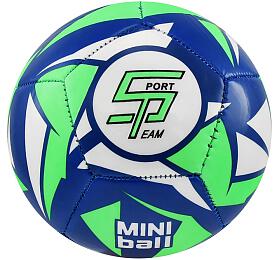 Fotbalov m miniball SPORTTEAM S2, modro-neon.zelen