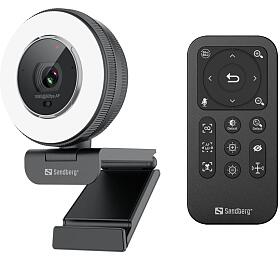 Sandberg Webová kamera, Streamer USB Webcam Pro Elite, černá (134-39)