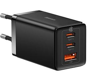 USB nabjeka Baseus GaN5 Pro, 2x USB-C + USB-A 65W, ern