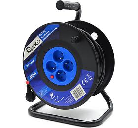 Kabel prodluovac 3x1.0mm2, buben, 40m GEKO