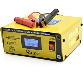 Mikroprocesorov nabjeka autobateri LCD 12/24V GEKO