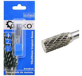 Frza na kov vlcov s hranou, 10x20mm, 6mm GEKO