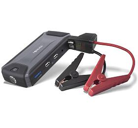 Powerbanka Forever JS-200 Pro 12000mAh se startovacmi kabely(a 400A) ern