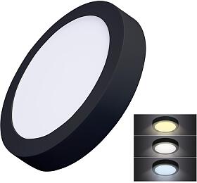 Stropní LED mini panel Solight WD172-B 18W, černý