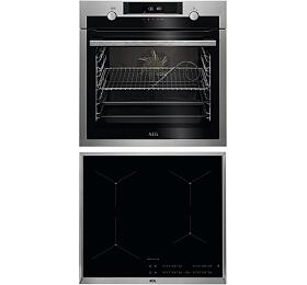 SET Trouba AEG Mastery SteamBake BCE556360M + Indukn deska AEG Mastery IAE64413XB