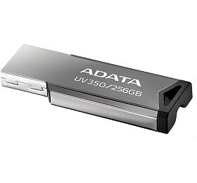 Flash Disk ADATA 256GB, UV350, USB 3.2, Dash Drive, tmav stbrn