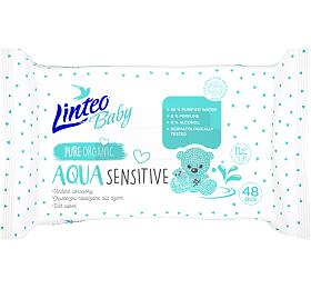 Linteo Baby vlhen ubrousky Aqua Sensitive, 48 ks