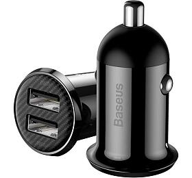 Nabjeka do auta Baseus Grain Pro 24W 2xUSB ern
