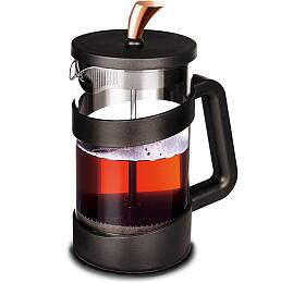 BERLINGERHAUS Konvice na aj a kvu French Press 600 ml Black Rose Collection BH-7615