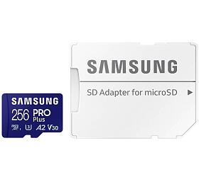 Samsung/micro SDXC/256GB/Class 10/+ Adaptr/Modr (MB-MD256SA/EU)