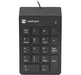 NATEC numerick klvesnice Natec GOBY 2/Drtov USB/ern (NKL-2022)