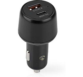 Nabíječka do auta NEDIS CCPD65W100BK