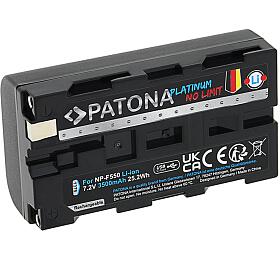 PATONA baterie pro digitln kameru Sony NP-F550/F330/F750 3500mAh Li-Ion Platinum USB-C nabjen (PT1375)