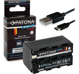 PATONA baterie pro digitln kameru Sony NP-F550/F750/F950 7000mAh Li-Ion Platinum USB-C nabjen (PT1376)