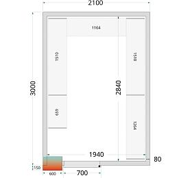 TEFCOLD CR 210x300x220