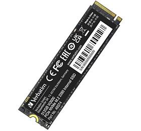 Verbatim SSD 512GB Vi3000 Internal PCIe NVMe M.2, intern disk, ern (49374)