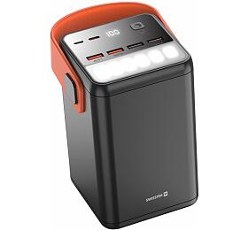 Powerbanka Swissten Power Line 60000 mAh, 65W, ern