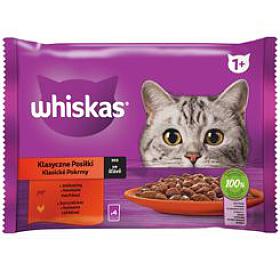 Whiskas kapsa Klasický výběr zel. šťávy 4x85g