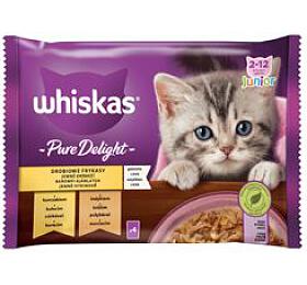 Whiskas kaps. Pure Delight Junior drbe v el 4x85g