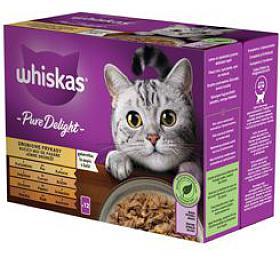 Whiskas kaps. Pure Delight drbe vbr v el 12x85g