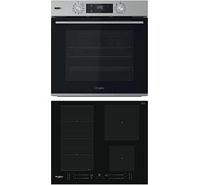 SET Trouba Whirlpool OMSK58HU1SX + Indukn deska Whirlpool WF S4160 BF