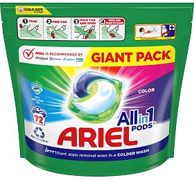 Ariel kapsle na pran All-in-1 Color, 72 pran