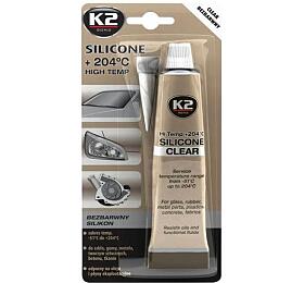 Vysokoteplotní čirý silikon K2 SILICONE CLEAR 85g