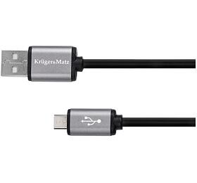 Kabel KRUGER & MATZ KM1236 Basic USB/micro USB 1,8m Black KRUGERMATZ